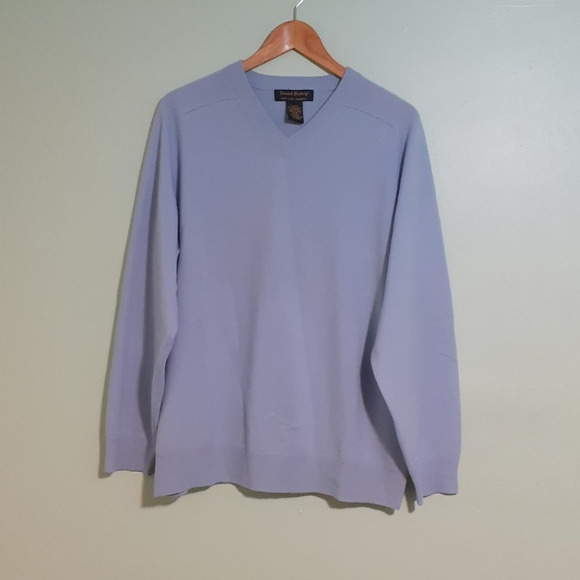 DANIEL  BISHOP Other - 100%2plyCASHMERE VNECK L/SLEEVE SWEATER  XL